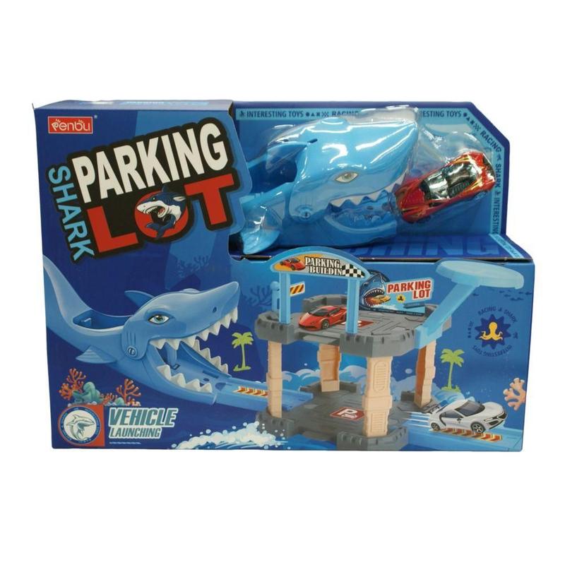 Pista Parking Lot Shark com Lançador N244149-7 - Quanhe - Pistas